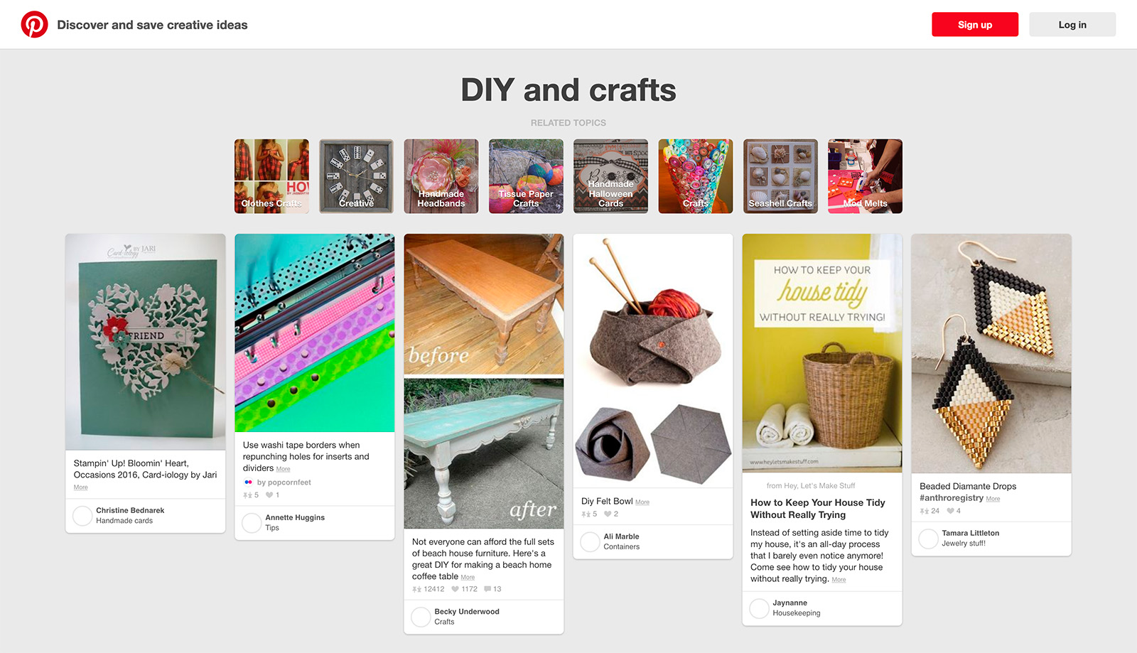 Pinterest в декабре 2015