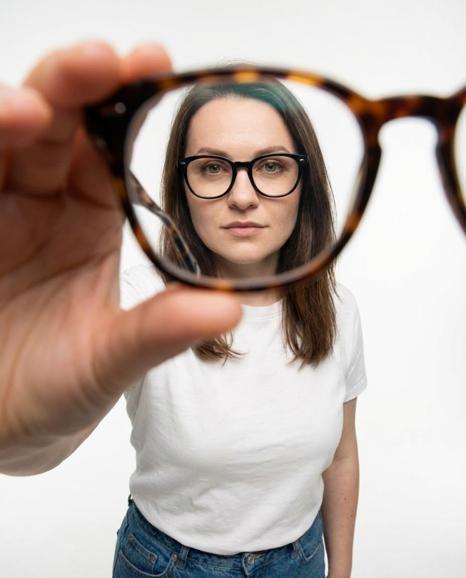 Фотография для рекламы оправ, очков и оптики